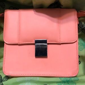 Bright Coral Crossbody Bag